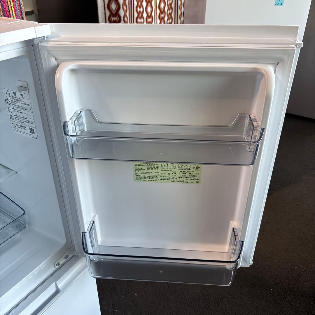 kikiシャープ中古冷凍冷蔵庫152L2024年製 形名SJ-D15K-W