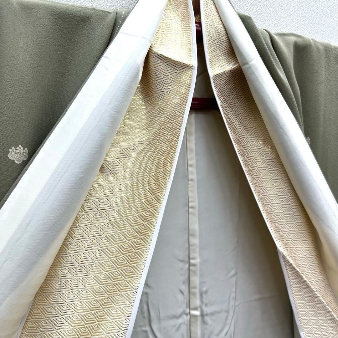 エリザベス★プロフ必読様　五つ紋　五三の桐　色留袖　比翼無し　作家物　共柄八掛