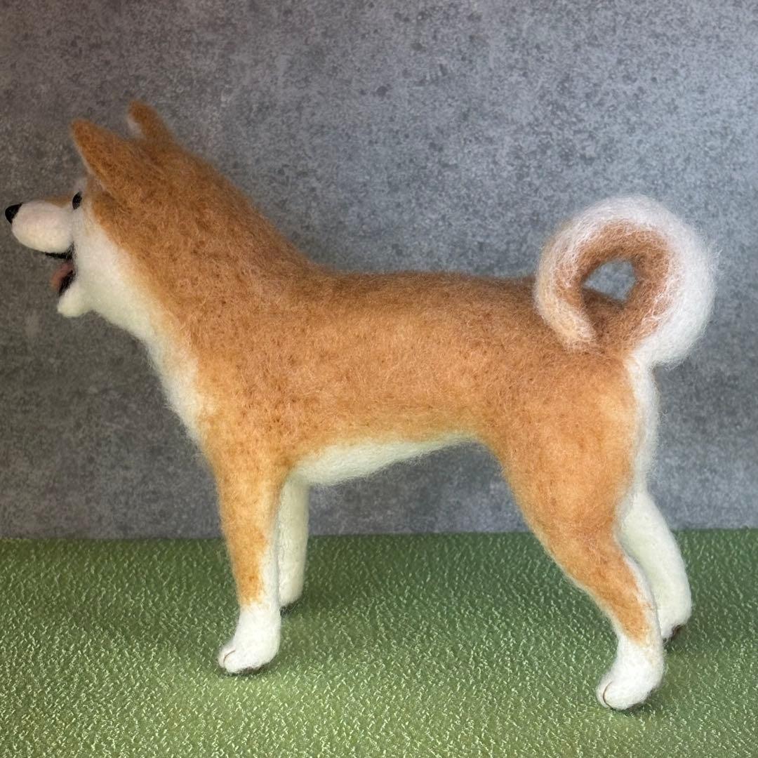 柴犬　羊毛フェルト　ハンドメイド　No.112