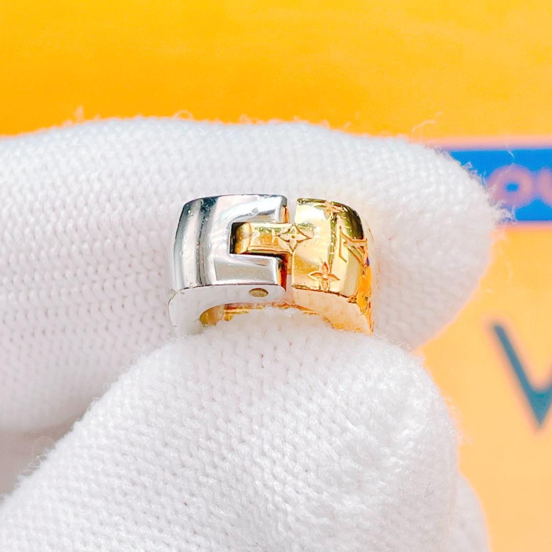 ◇ルイヴィトン◇M00397 ブックルドレイユ ナノグラム ピアス 片耳 3.5