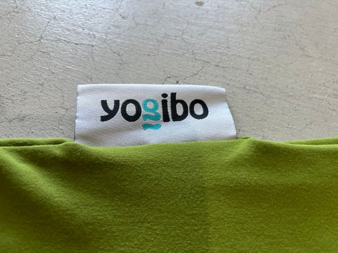 Yogibo MAX ライムグリーン ビーズクッション カバー