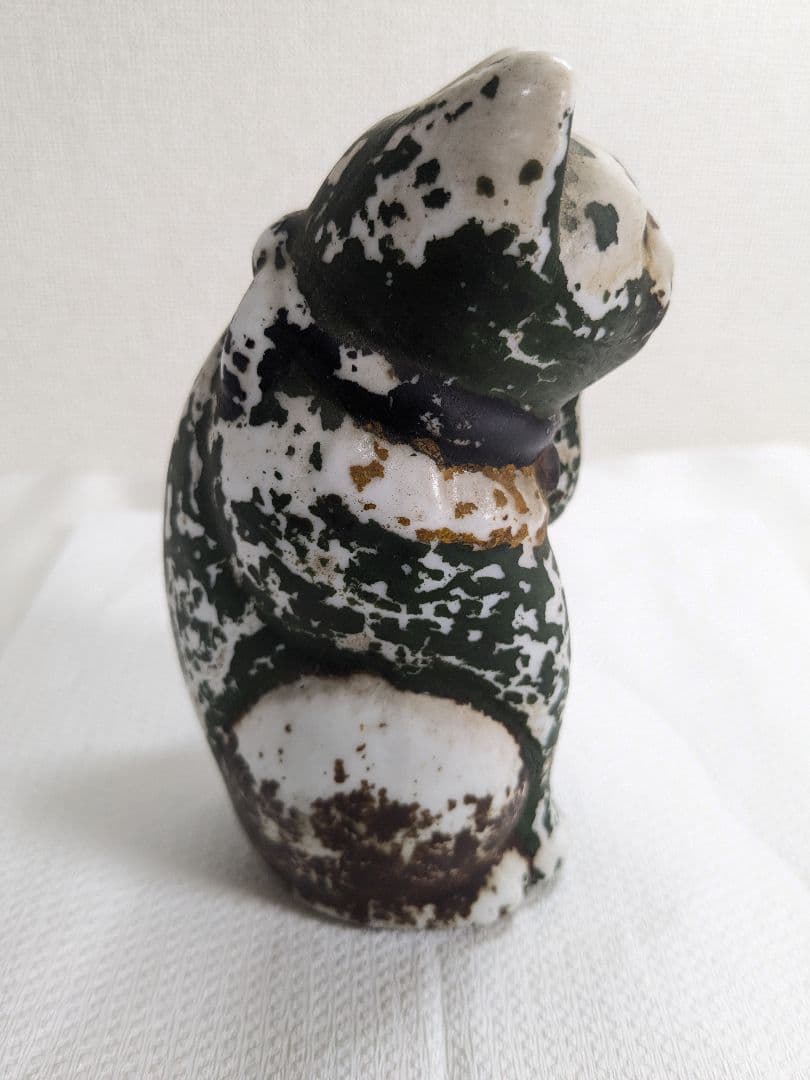 古いまねき猫 置物 アンティーク ヴィンテージ 古民家 骨董品