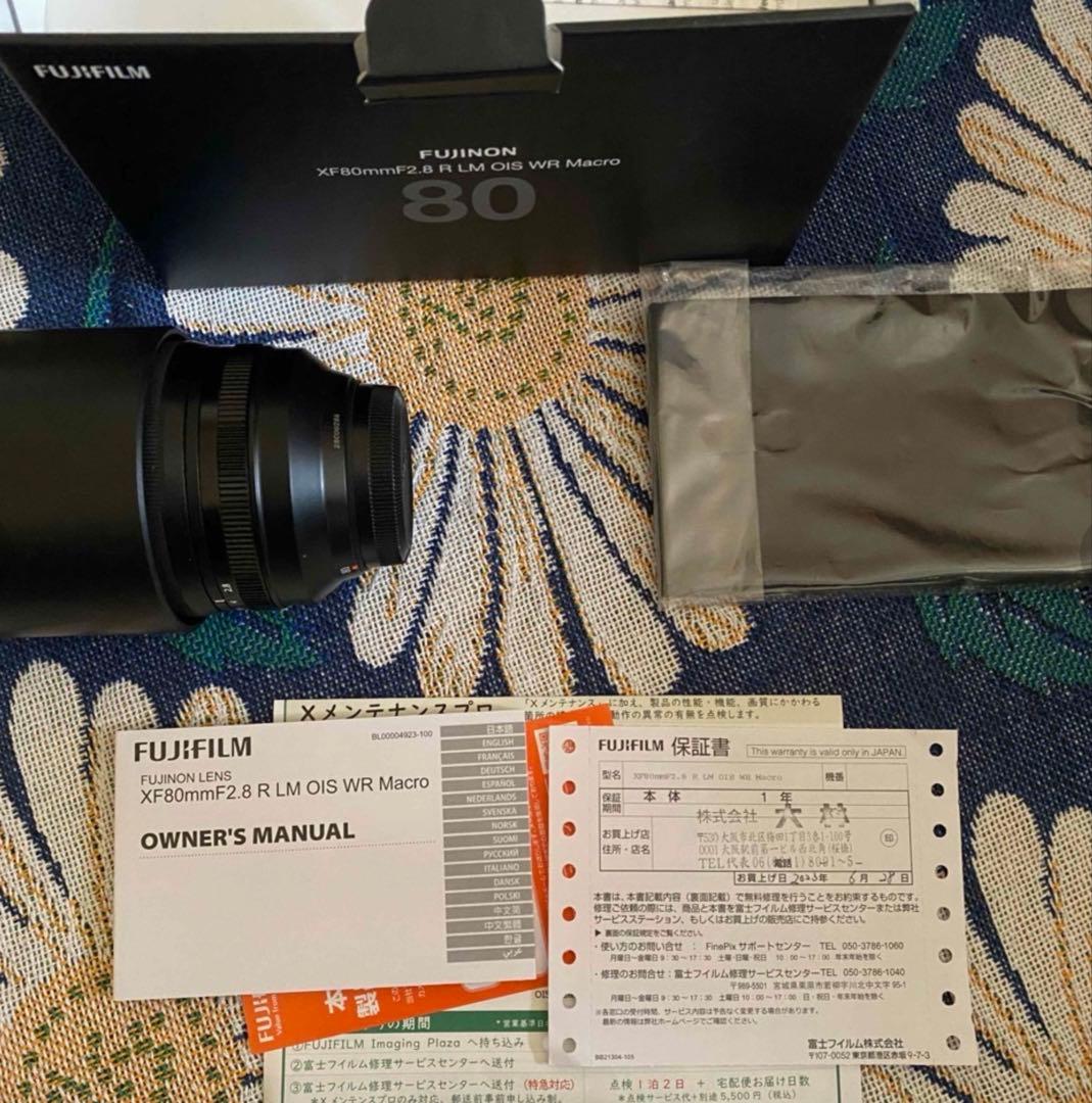 フジノンレンズ XF80mmF2.8 R LM OIS WR Macro