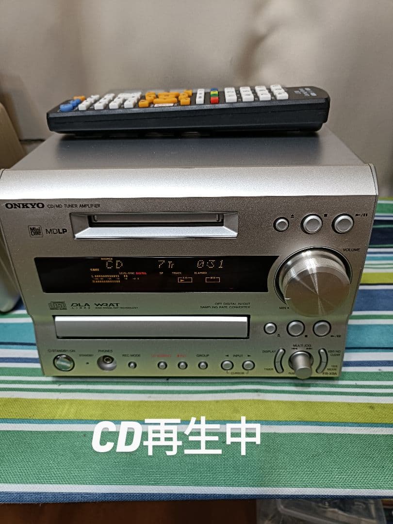 ONKYO FR-X9A CD,MD,FM/AM 整備済完動品 リモコン付