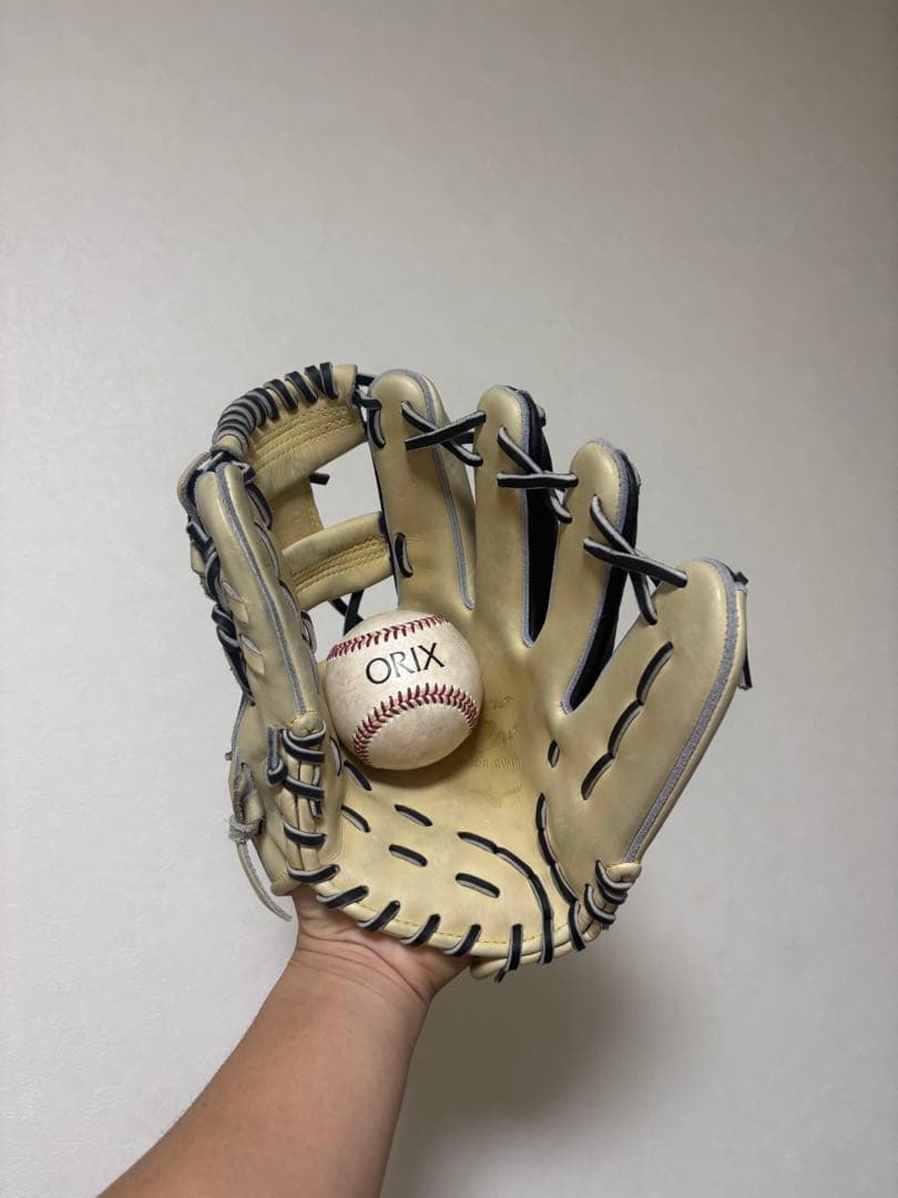 Mizuno 軟式グローブ 黒/クリーム