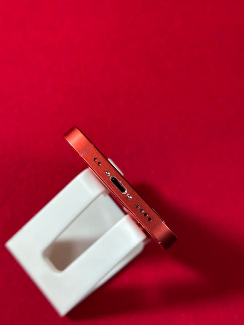 【6908】iPhone 12MINIレッド 128GB simフリー