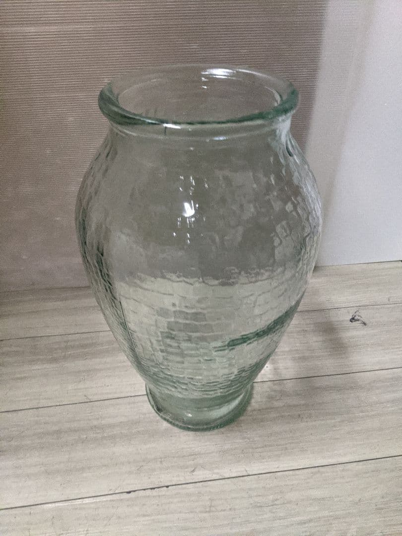 イタリア製 フラワーベース 花瓶 ガラス製 インテリア 花器