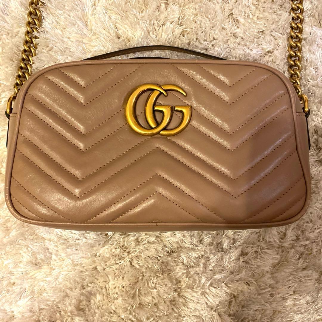 GUCCI グッチ GGマーモント スモールショルダーバッグ