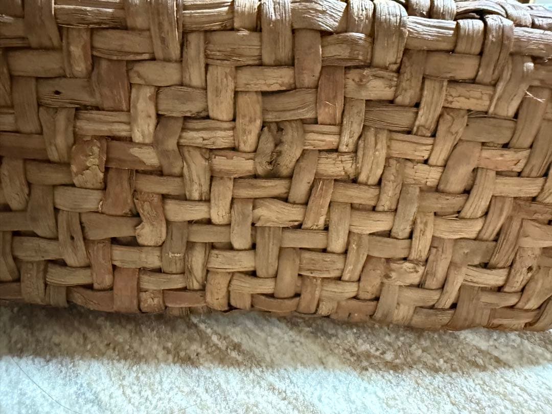 天然素材 かごバッグ ブラウン