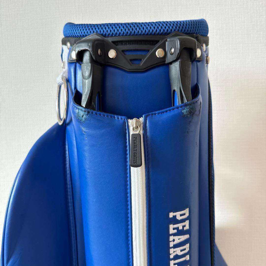 パーリーゲイツ　キャディ バッグ　ショルダー式　スタンド式　軽量　ブルー