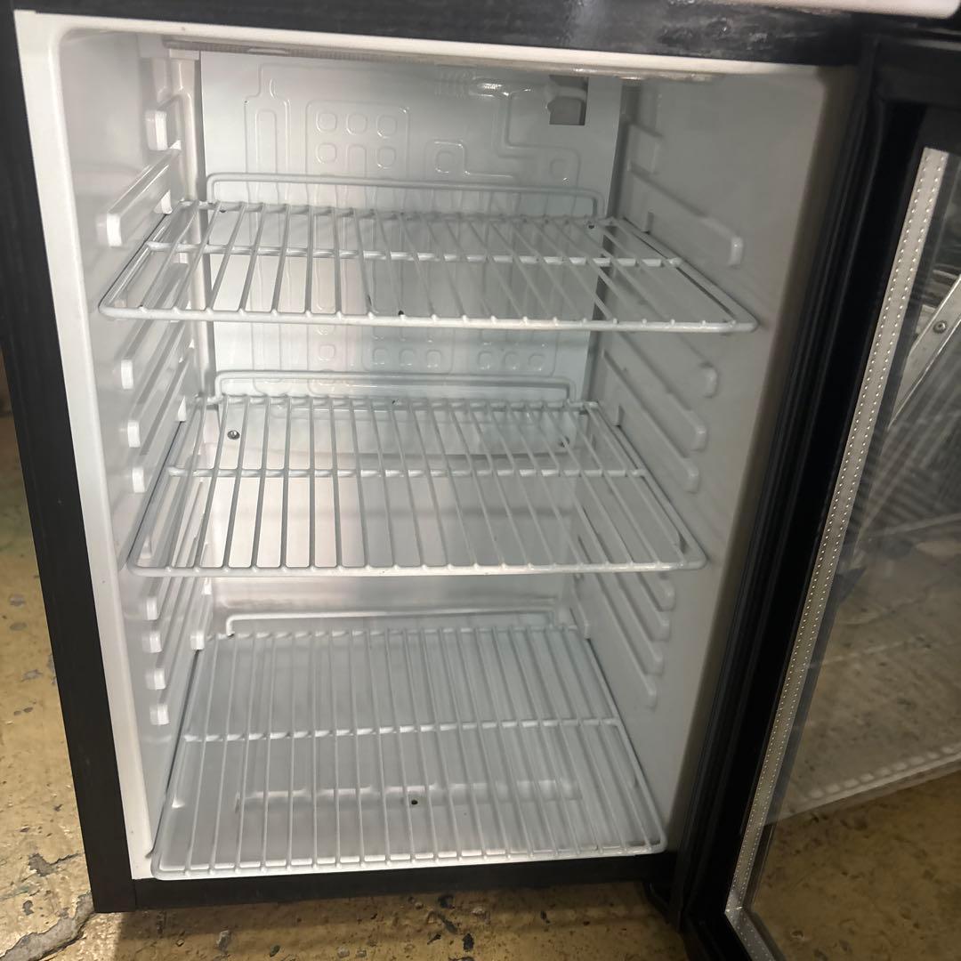 コンパクト冷蔵庫 1ドア ホワイト/ブラック