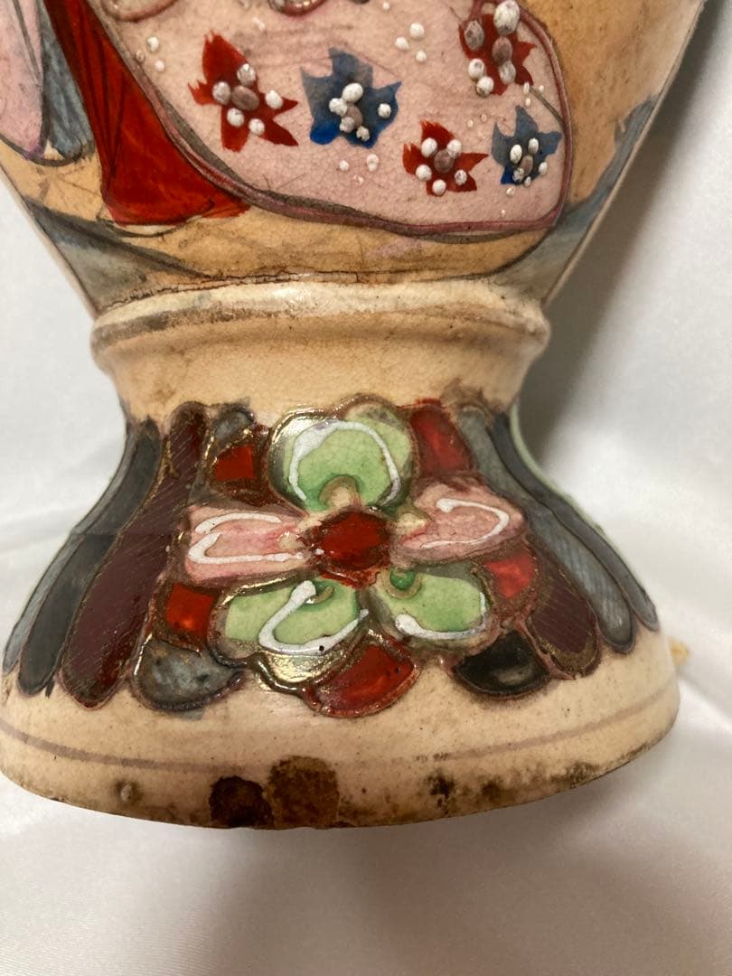 古薩摩焼の飾り壺　インテリア　硴器として飾る　美術品