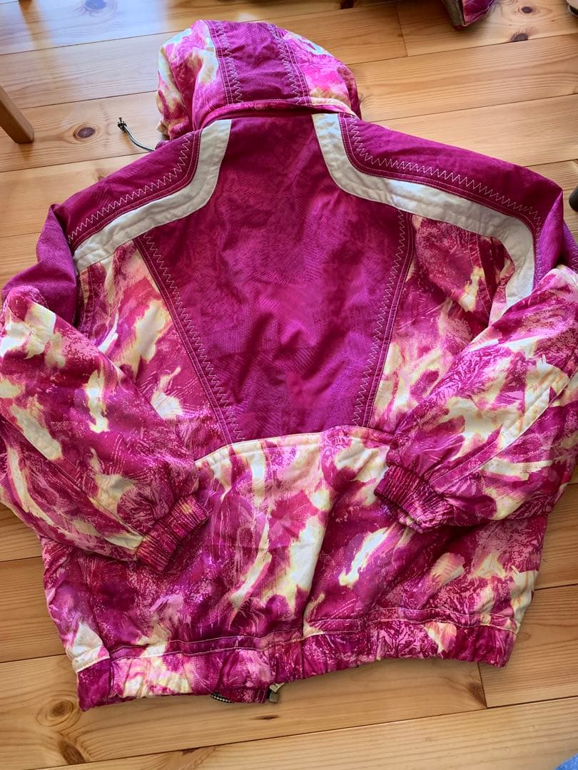 DESCENTE スキーウェア　ピンク　上下セット　レトロ