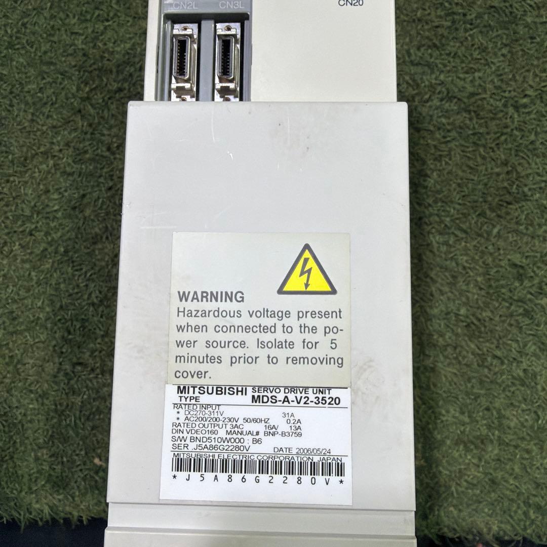 三菱電機　 MDS-B-V2-3520 SERVO DRIVE 動作保証
