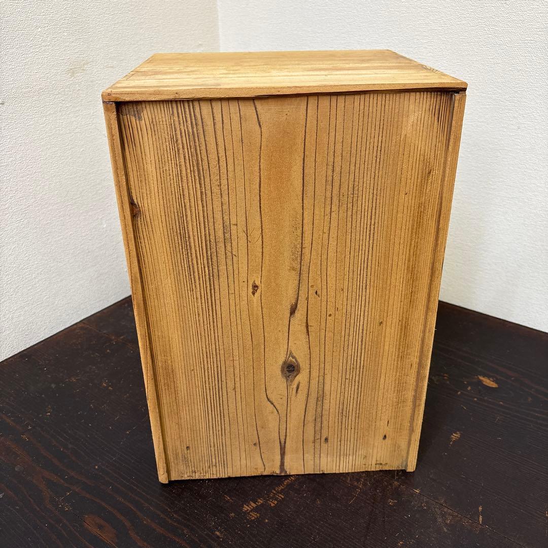 レトロ　木製5段引き出し収納 無垢材／アンティーク　古道具