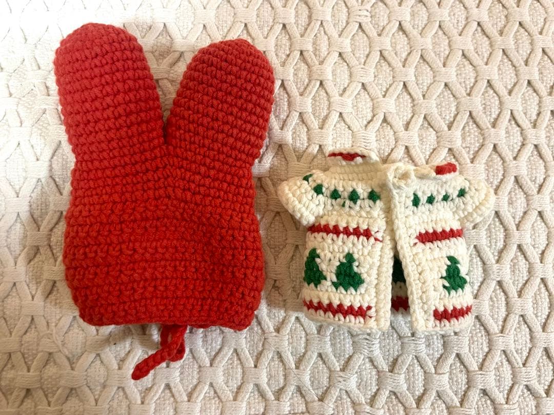 【つかっち】ジャストダッチ ミッフィー あみぐるみ クリスマス