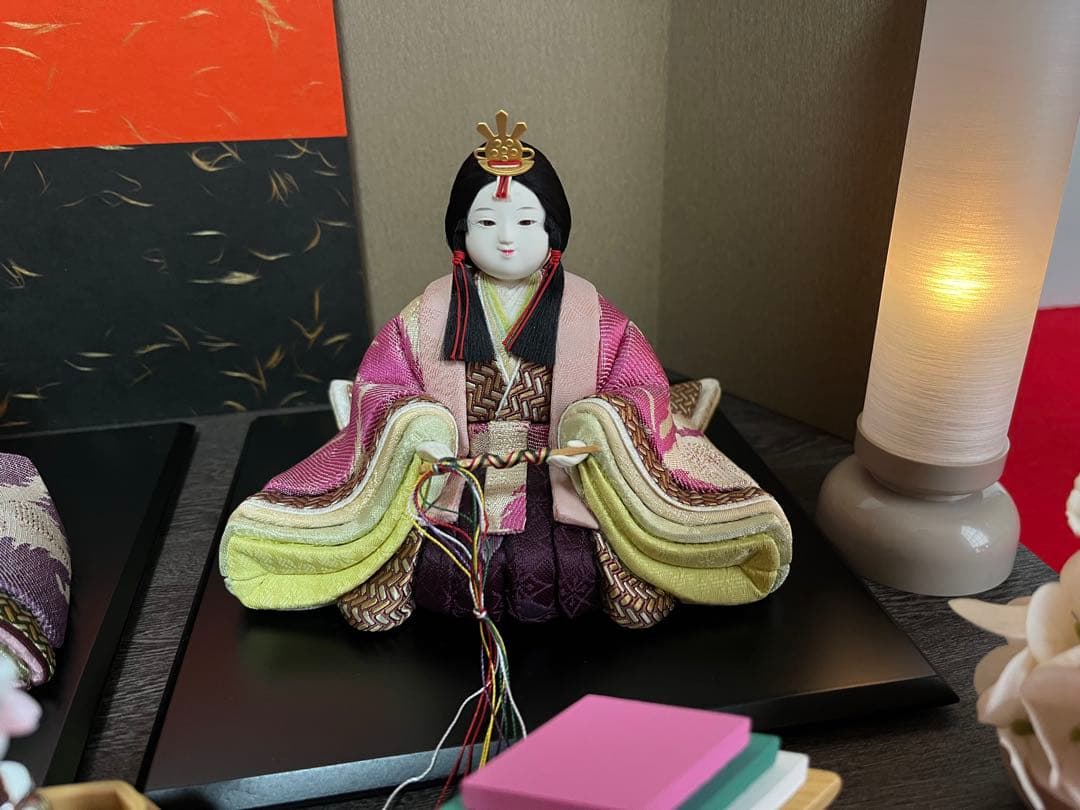 木目込親王飾り　やすらぎ