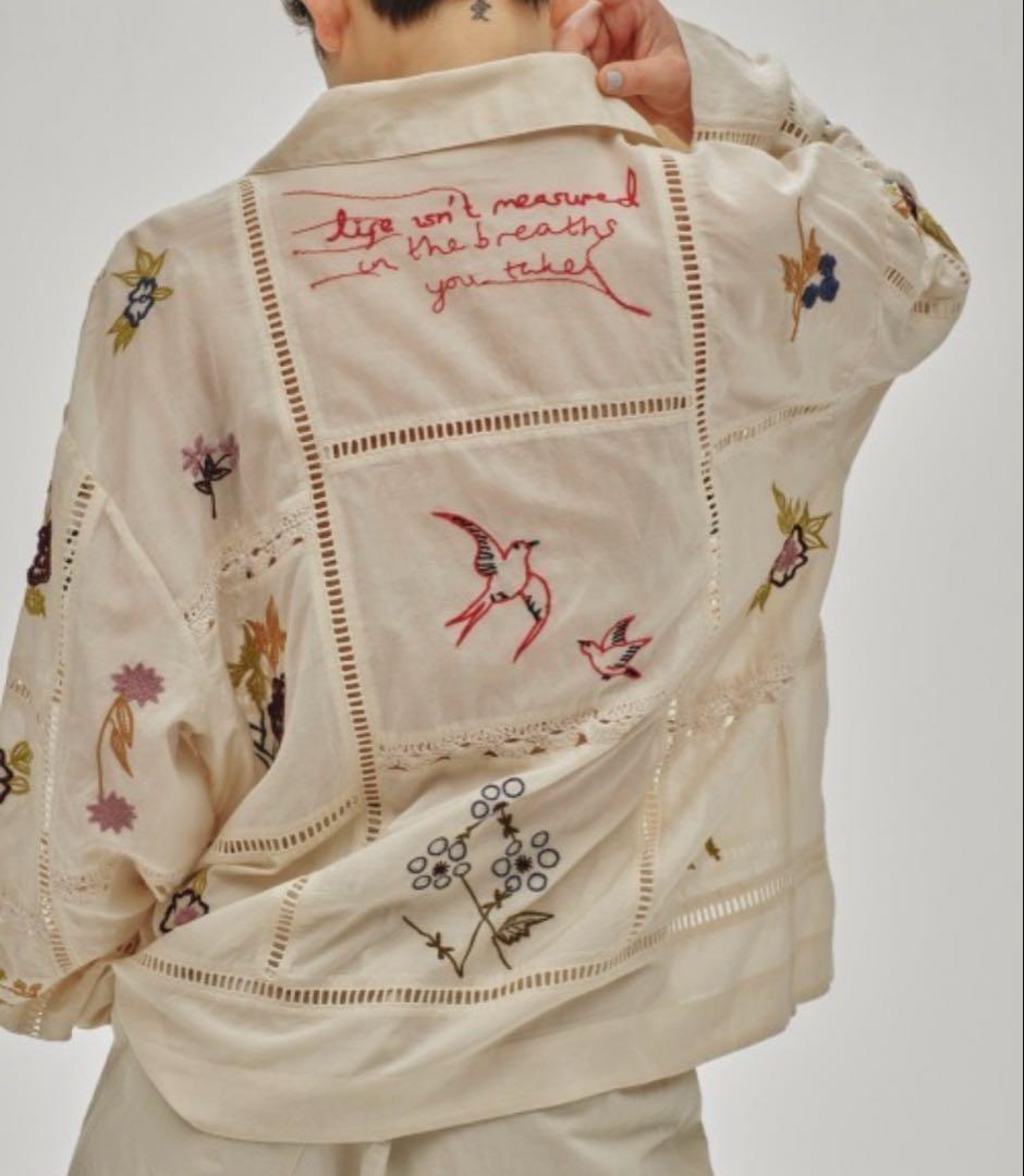 【完売商品】Embroidery Patchwork Shirts