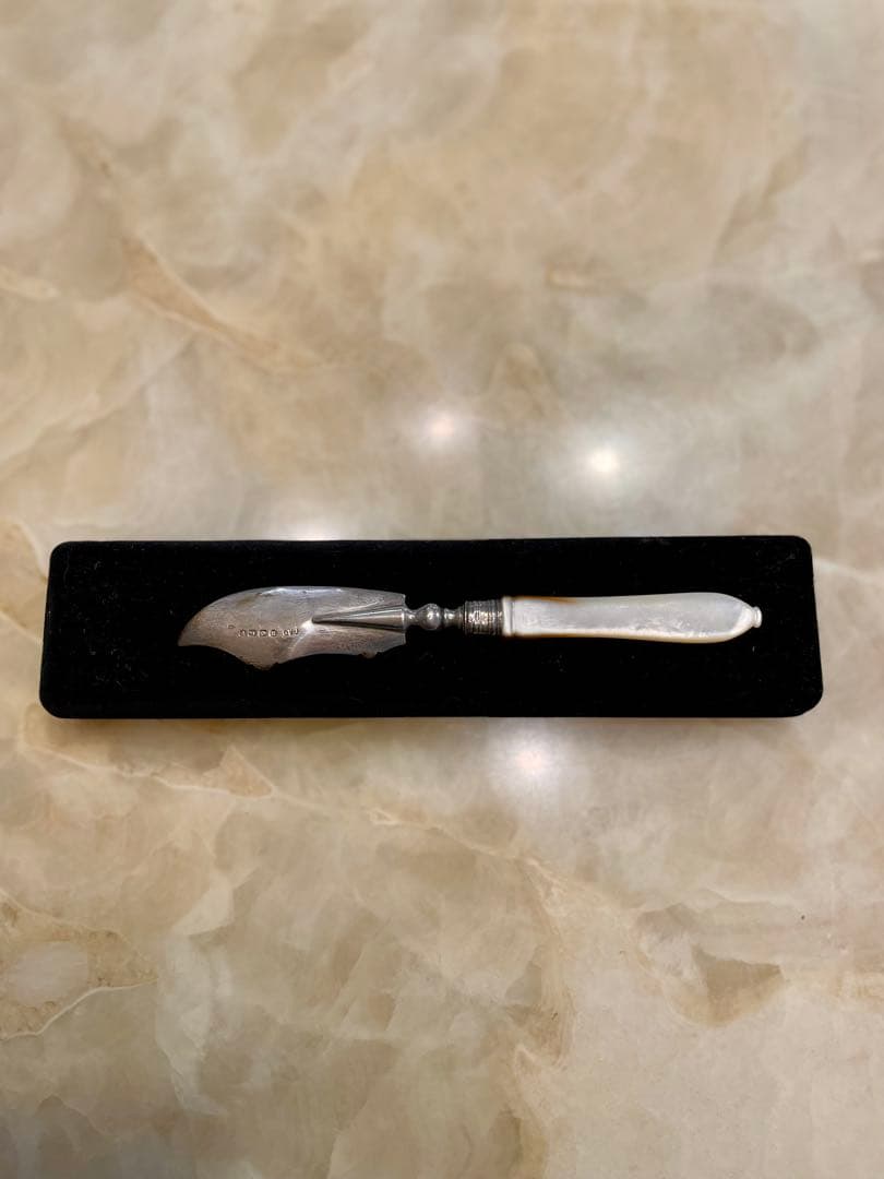 ❣️純銀製✨マザーオブパール　バターナイフ