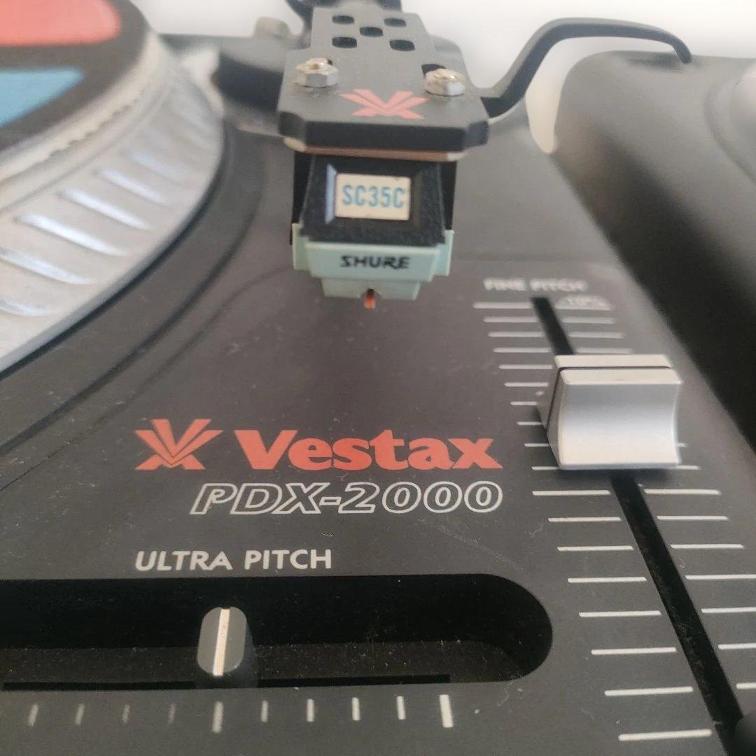 ターンテーブル　Vestax PDX-2000 2台　DJ レコードプレイヤー