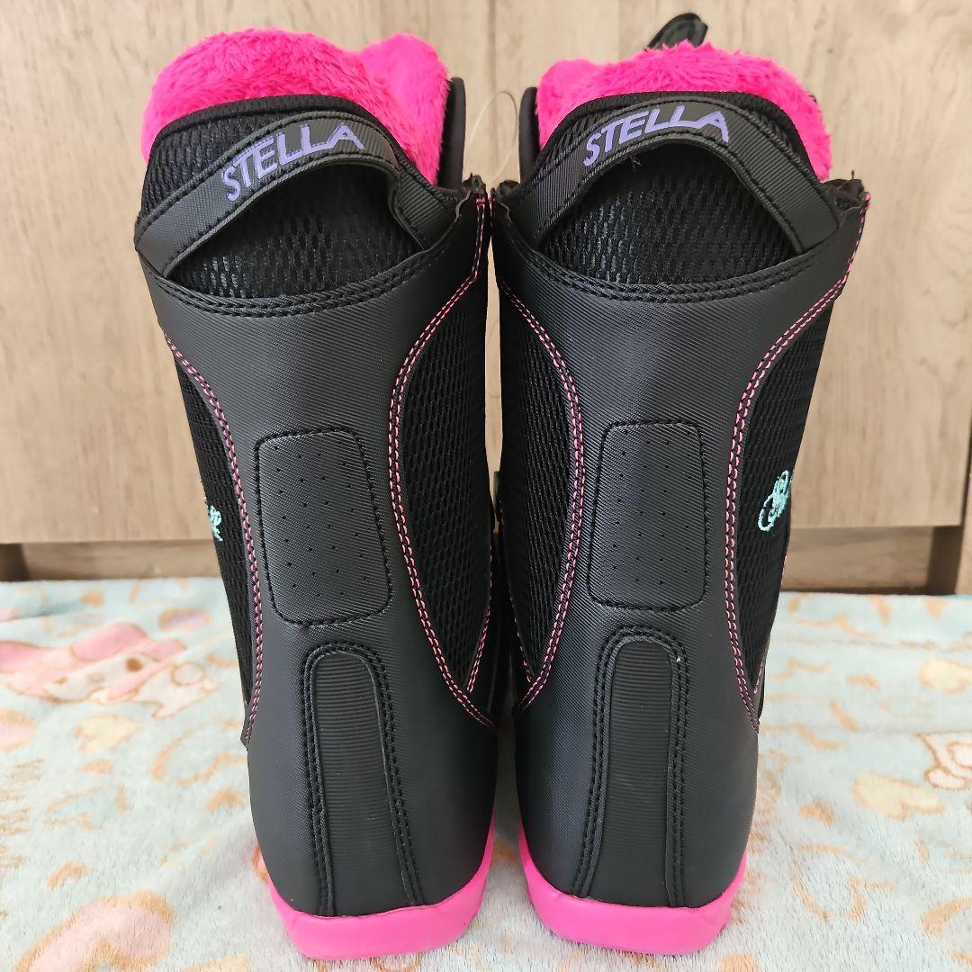 STELLA ステラ スノーボードブーツ ブラック/ピンク