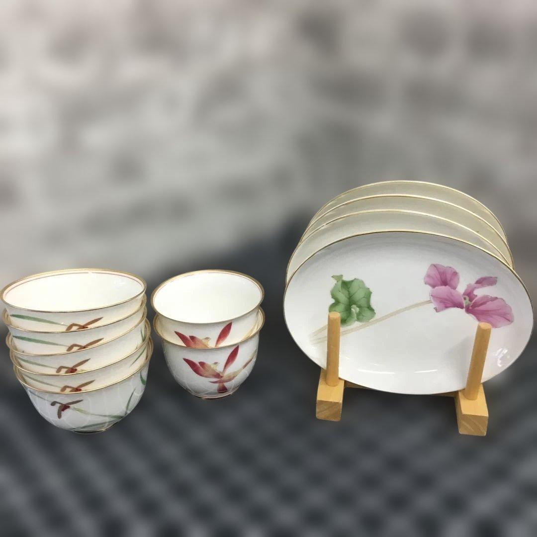 香蘭社　コウランシャ　花柄陶磁器食器まとめ売り11点