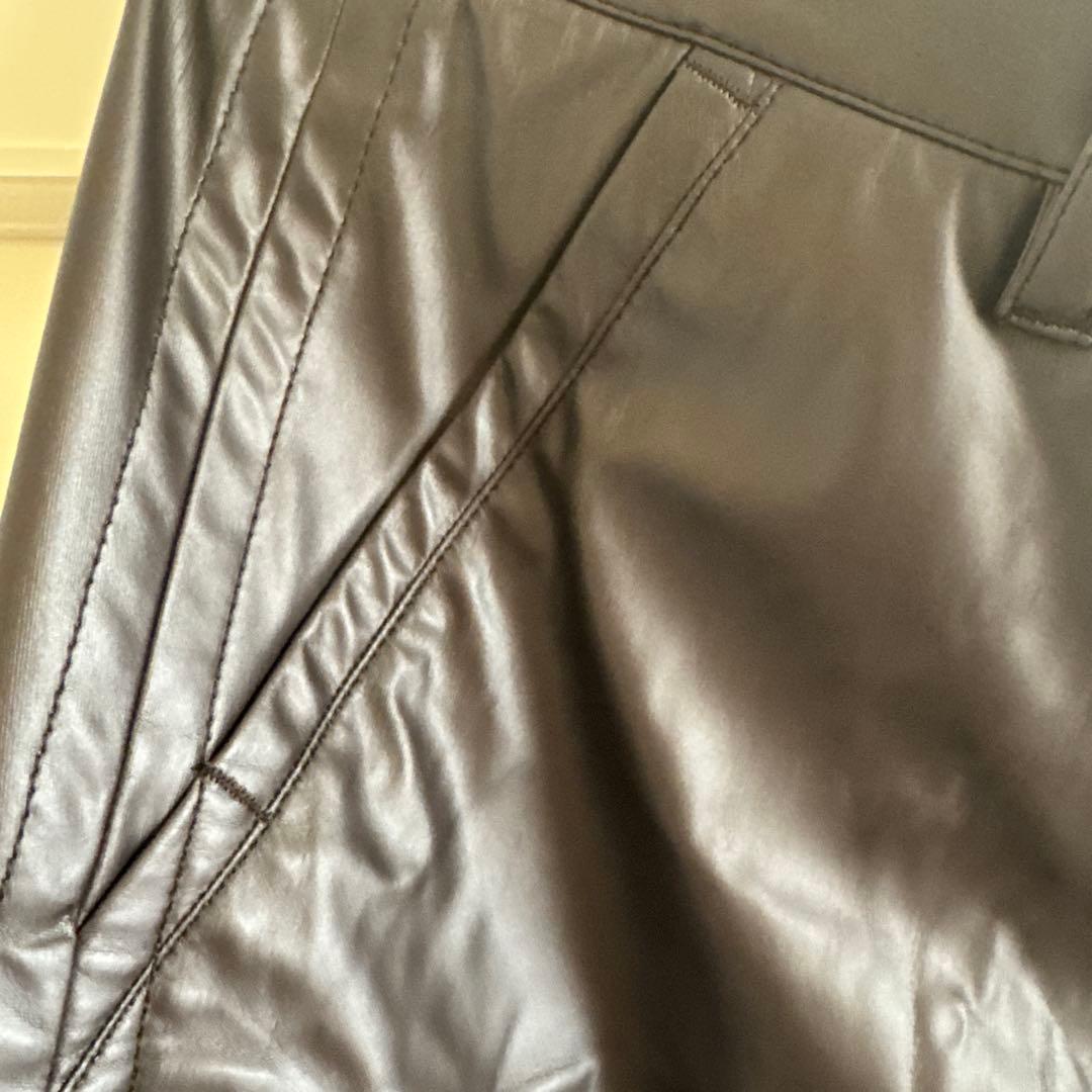 Heal Creek フェイクレザーパンツ88