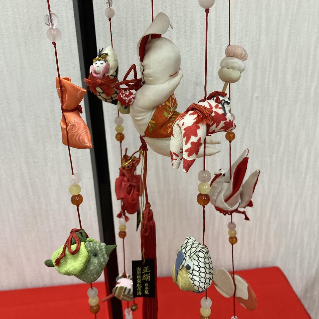 No.7 正絹つるし雛　雛人形吊るし飾り　雛祭り吊るし雛　3月ひな祭り