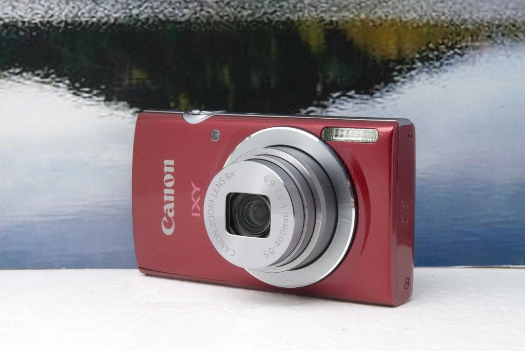 【動作品】Canon デジタルカメラ IXY 120 ズーム レッド