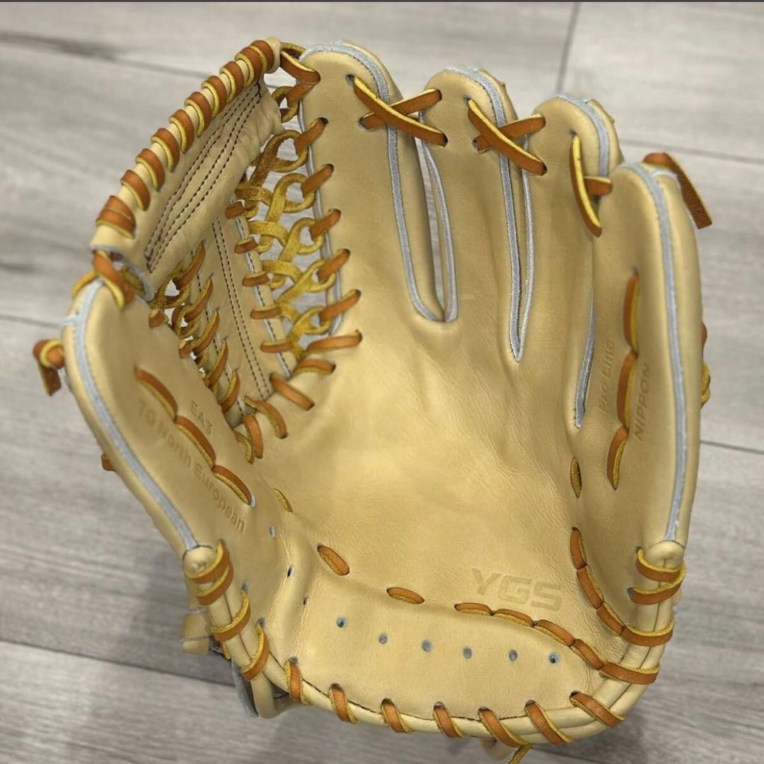 山本グラブスタジオ　YGSプロライン　硬式内野用クリーム　EA3　 29センチ