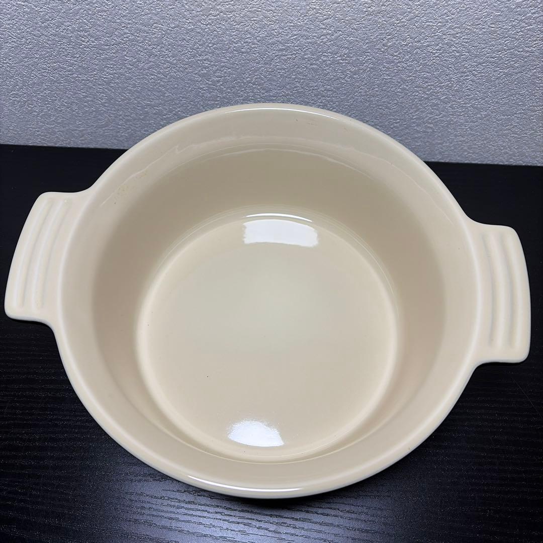 LE CREUSET 両手鍋 ブラック 22cm