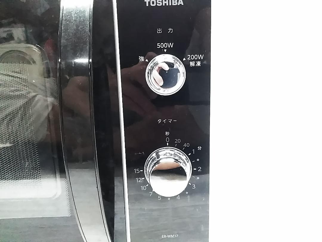 TOSHIBA 電子レンジ ER-WM17(W) 単機能 2022年製 ★