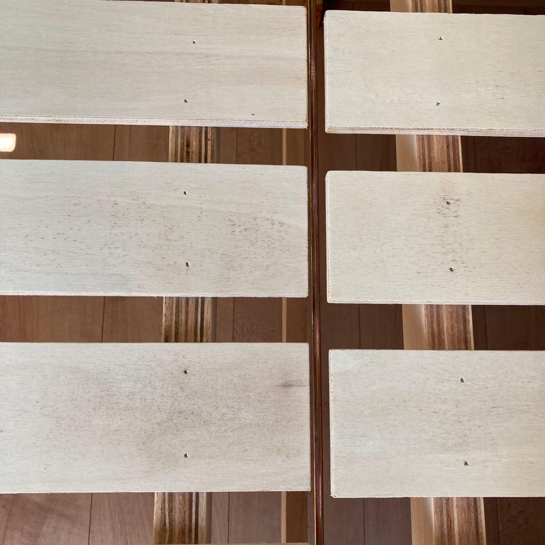 頑丈ロングベッドフレーム　ニトリ　すのこベット