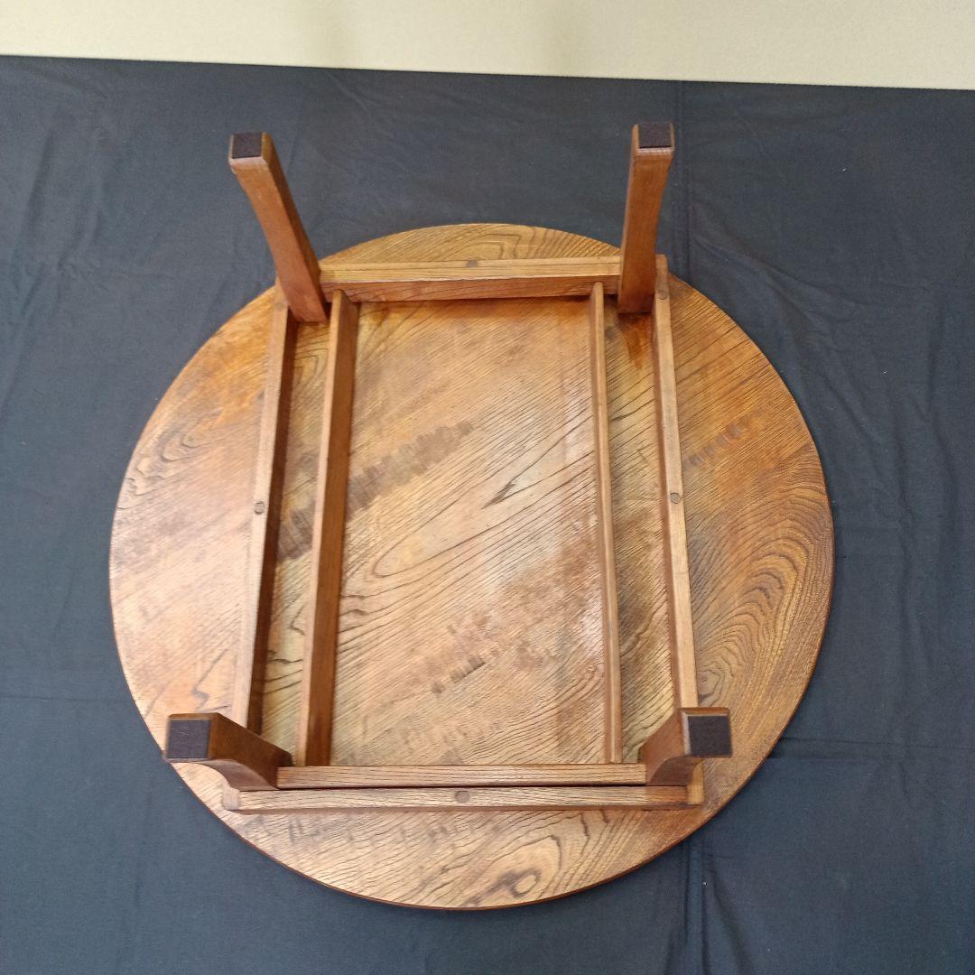 ちゃぶ台折りたたみ　栓（せん)の木