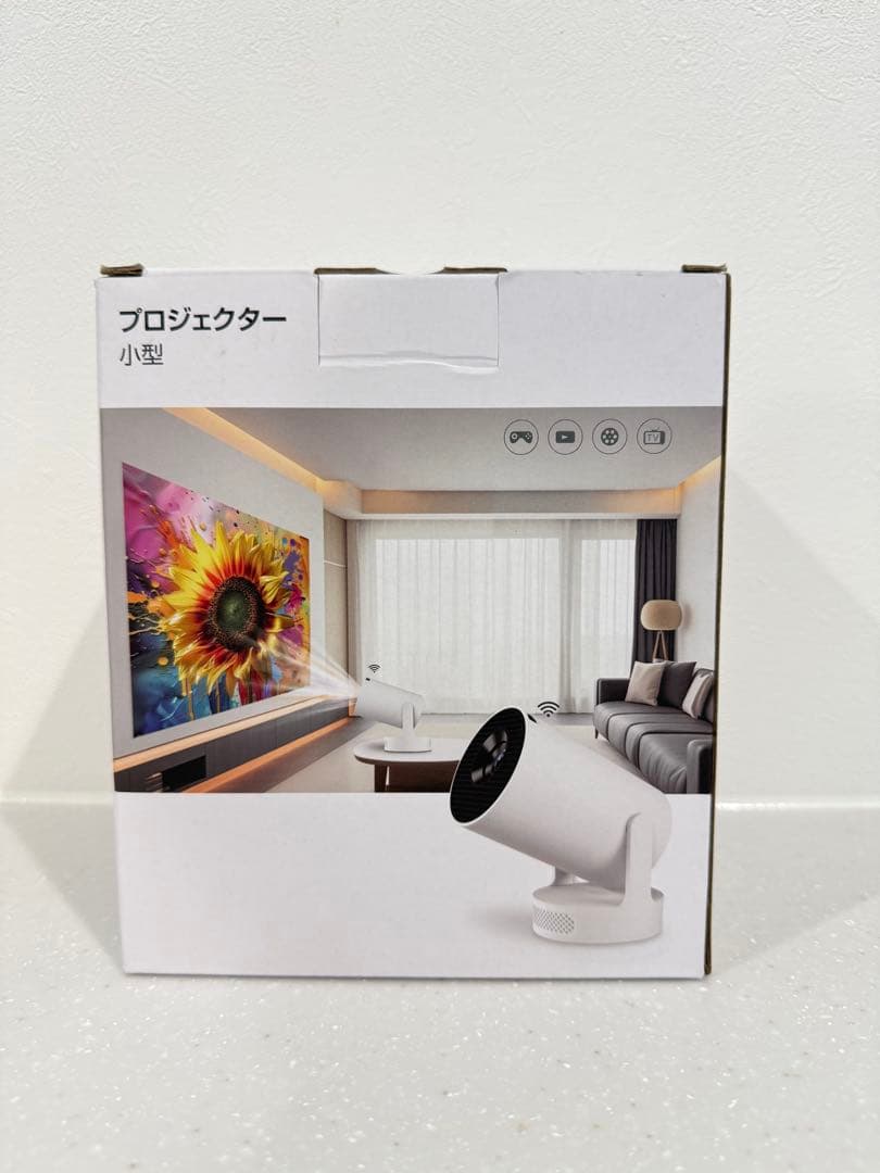 【新品未使用】AndroidTV14.0搭載　最大350インチプロジェクター