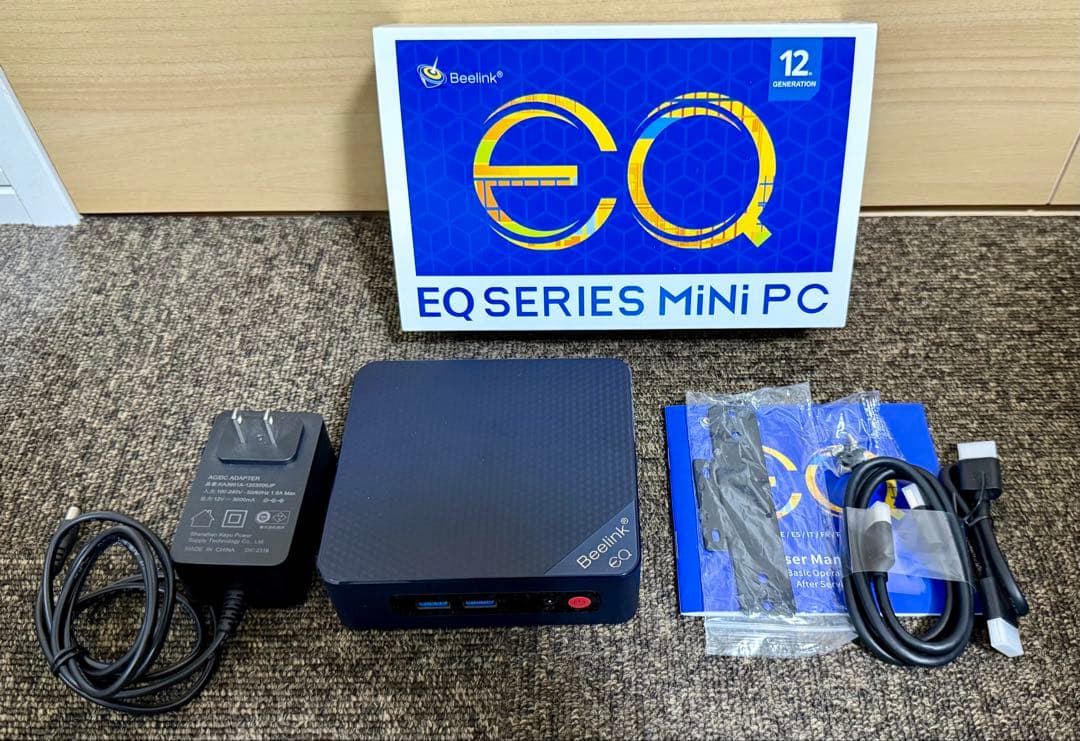 Beelink ミニPC EQ12 N100 / 16GB MEM