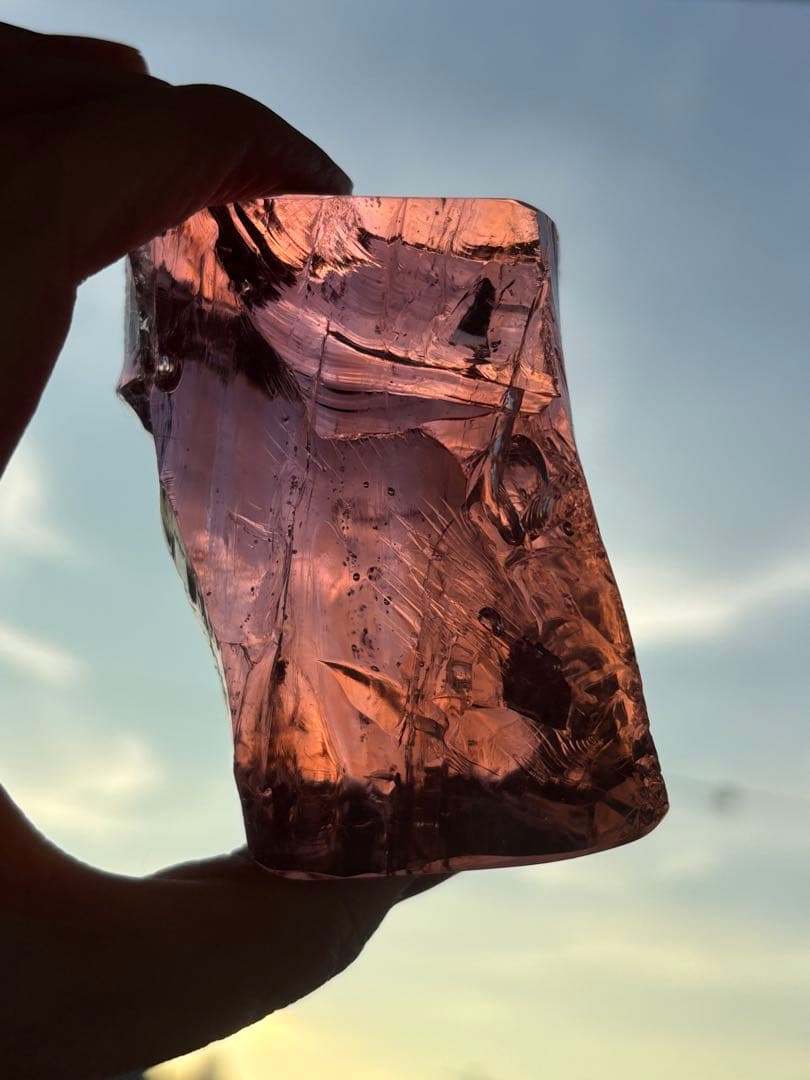 【希少】　シエラネバダ産　アンダラクリスタル　ロゼ　大きめ