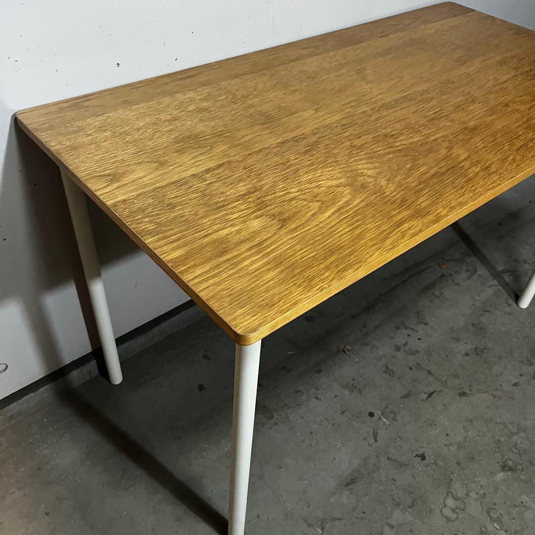 ku★無印 システムデスク・オーク材天板・幅１２０ｃｍ