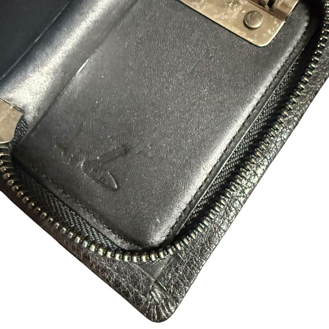 土屋鞄製造所 アルマス ファスナー キーケース ブラック系