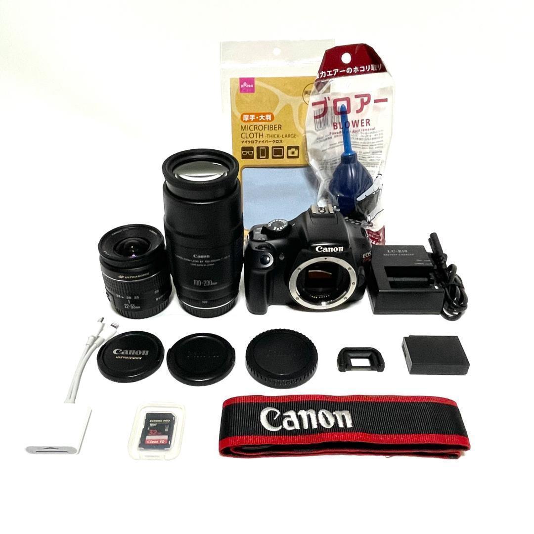 思い出まるごと残せる❣️ Canon EOS Kiss X50 Wレンズセット