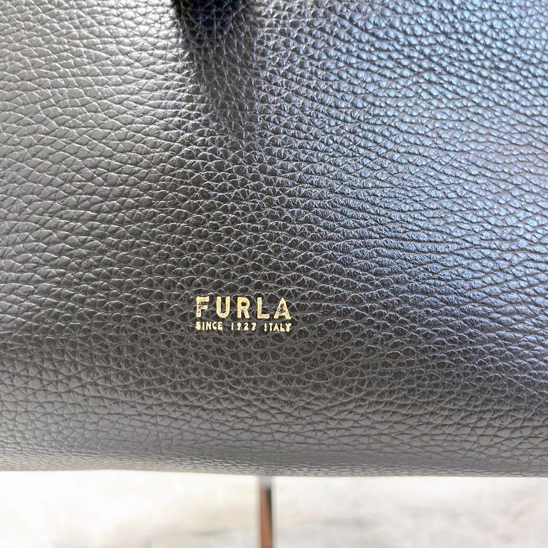 【新品未使用】A4 FURLA フルラ トートバッグ NET Mサイズ シボ