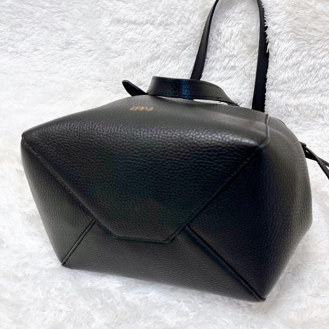 【新品未使用】A4 FURLA フルラ トートバッグ NET Mサイズ シボ