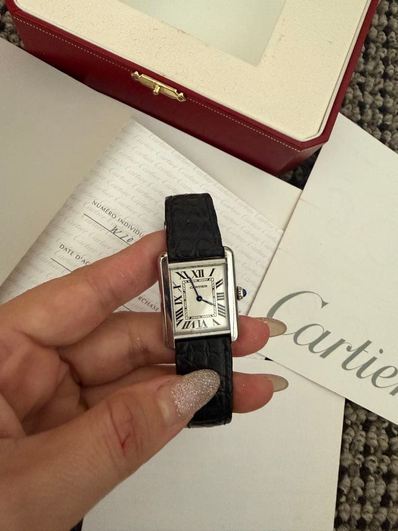 Cartier Tank Solo （タンクソロ）ステンレススチール　保証書付き