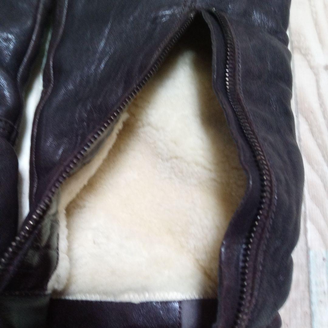 ミュウミュウ　35 1/2　ブーツ　ラムスキン　ムートン　ニーハイ　miumiu