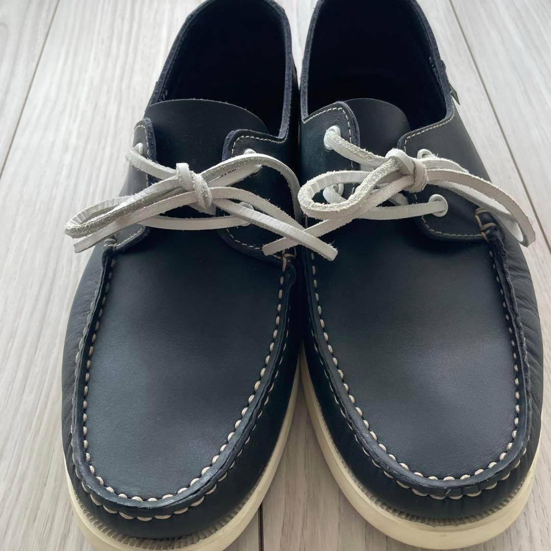 Paraboot パラブーツ デッキシューズ モカシン ネイビー　6.5