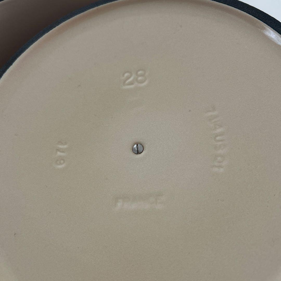 ルクルーゼ　LE CREUSET　ココット ロンド オレンジ　28cm