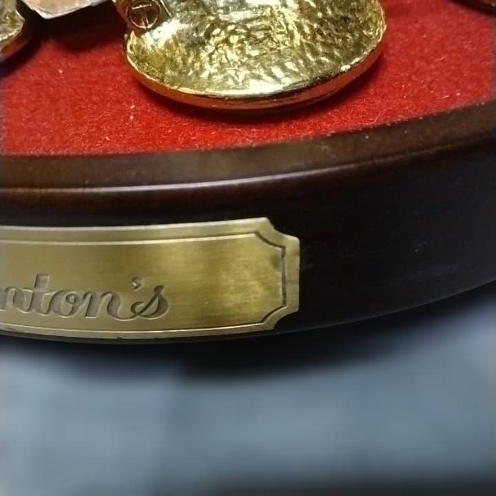 ブラントンゴールド　全8種 キャップ付き・LEDライト空き瓶・台座