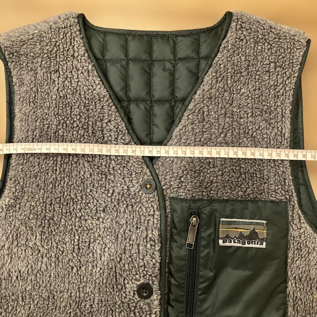 Patagonia フリースベスト グレー　40周年記念 復刻