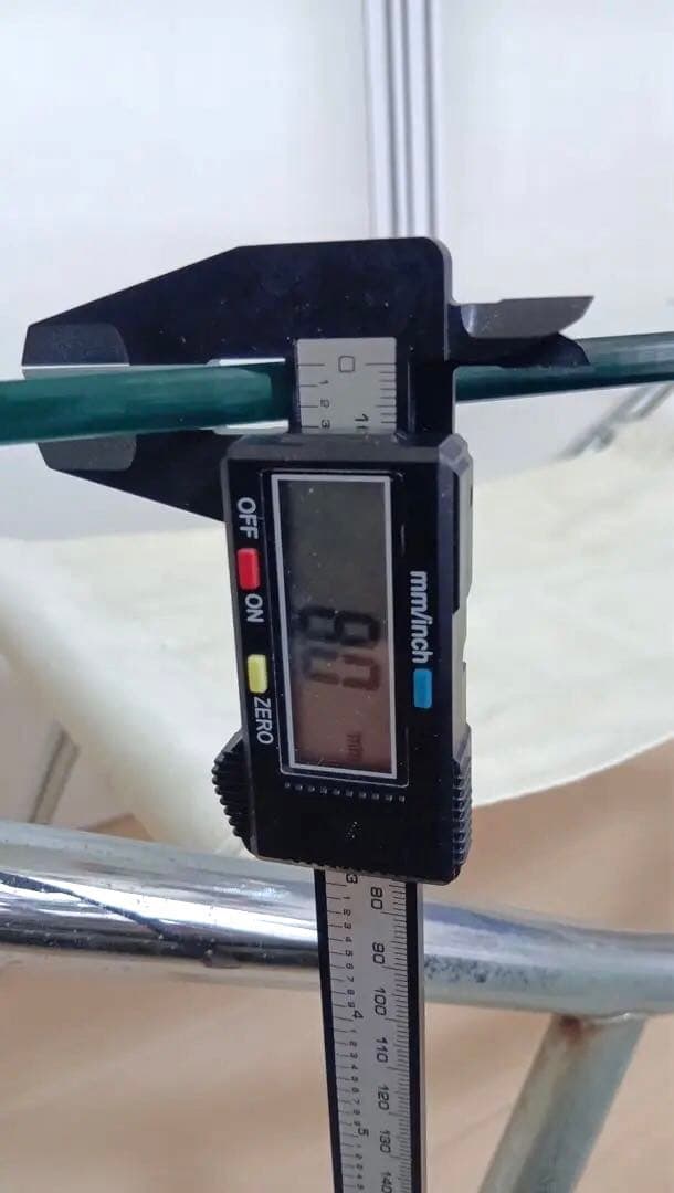 ミッドセンチュリー アイアンフレームセンターテーブル ガラステーブル120cm