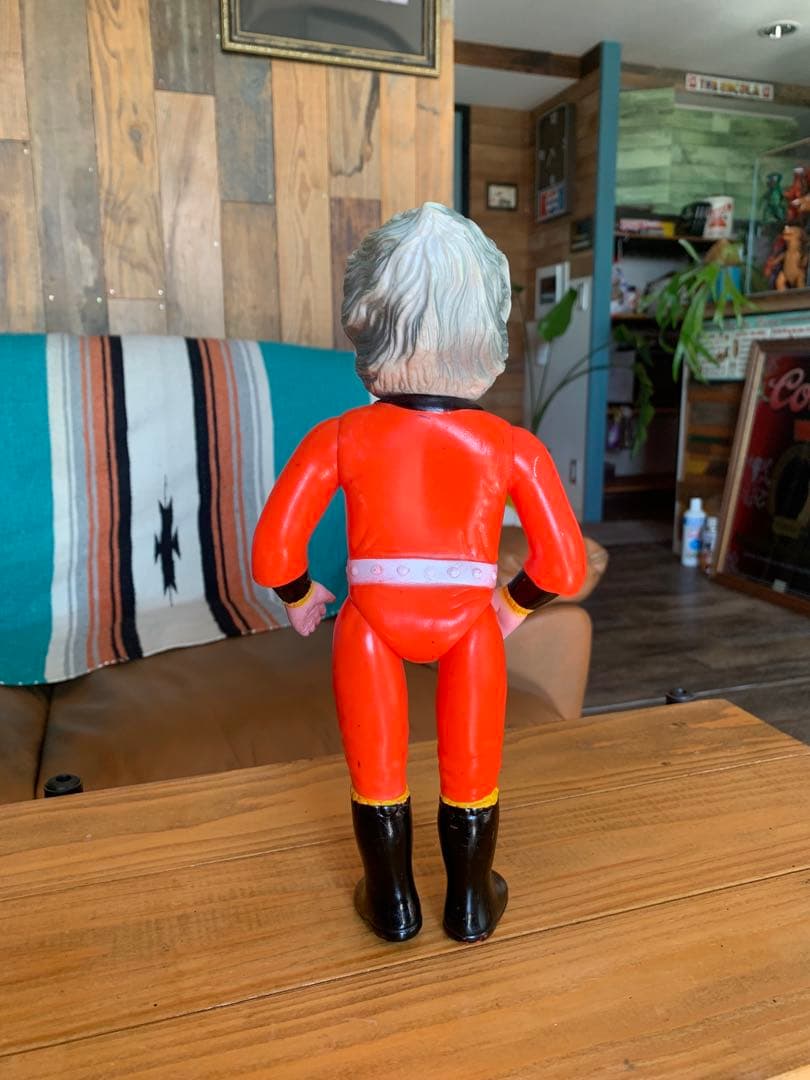 無版権ソフビ　ライオン丸風　当時物